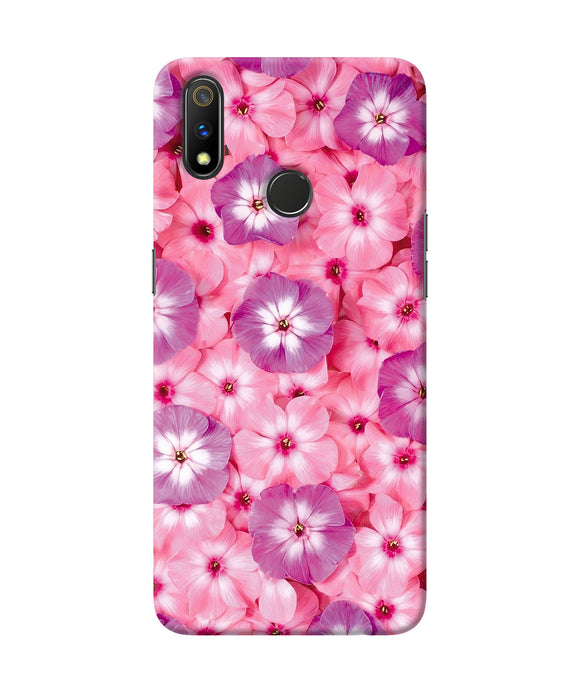 Natural Pink Flower Realme 3 Pro Back Cover