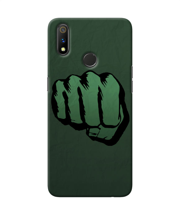 Hulk Smash Logo Realme 3 Pro Back Cover