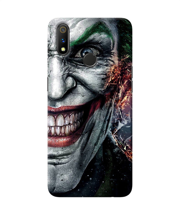 Joker Half Face Realme 3 Pro Back Cover