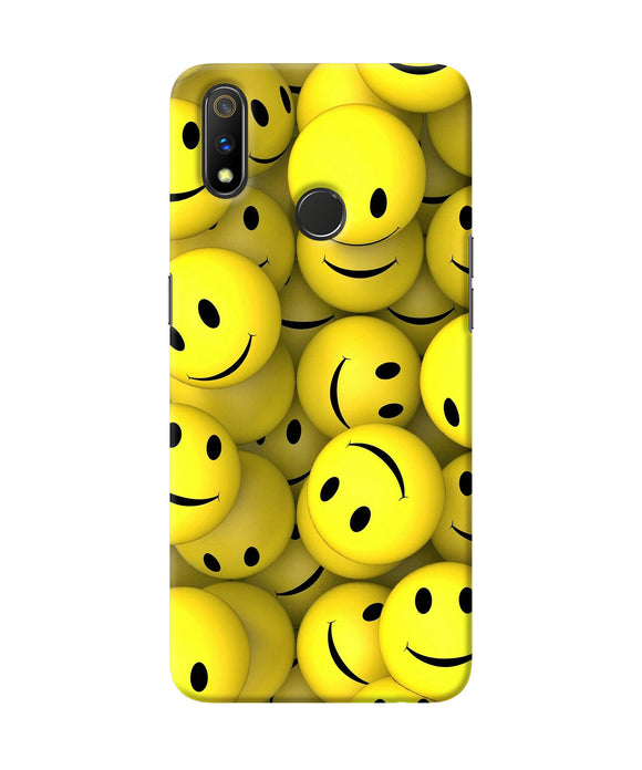 Smiley Balls Realme 3 Pro Back Cover