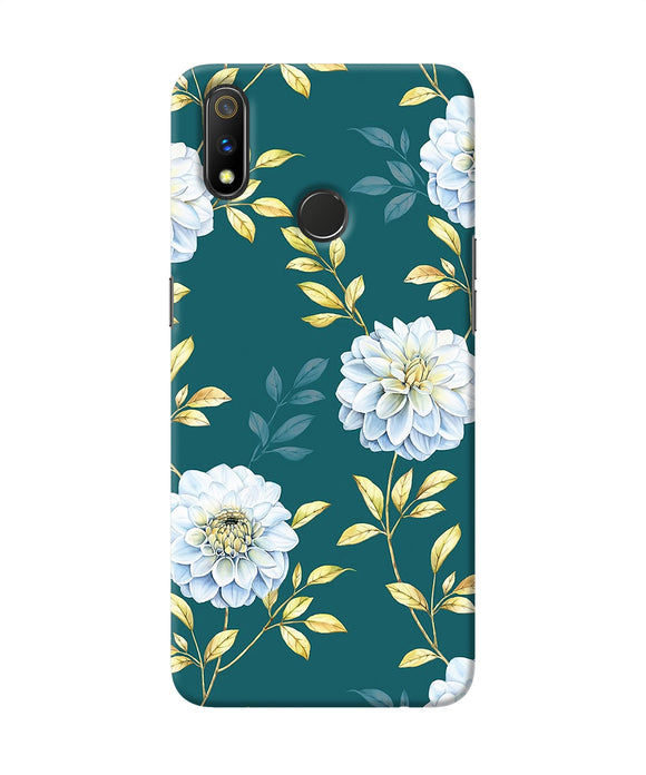 Flower Canvas Realme 3 Pro Back Cover