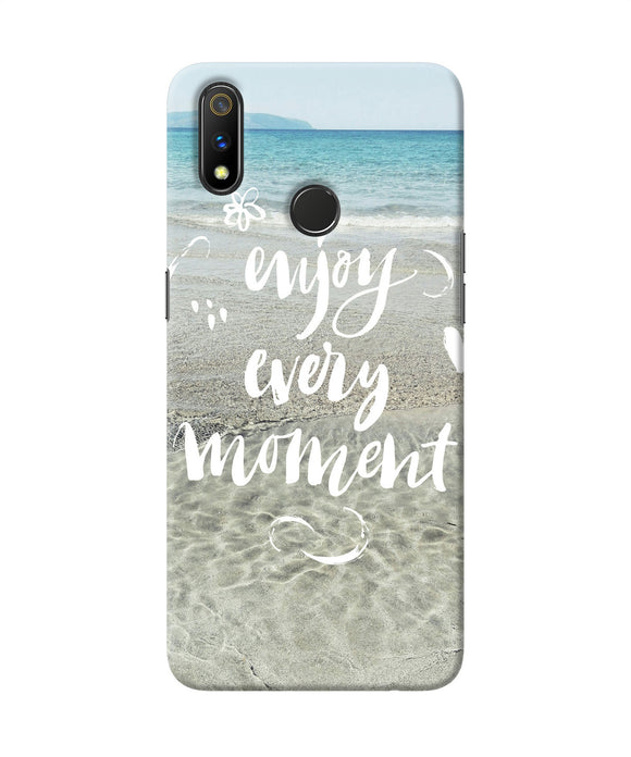 Enjoy Every Moment Sea Realme 3 Pro Back Cover