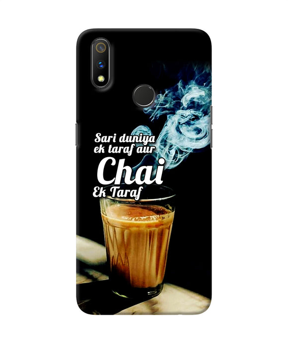 Chai Ek Taraf Quote Realme 3 Pro Back Cover