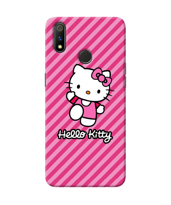 Hello Kitty Pink Realme 3 Pro Back Cover