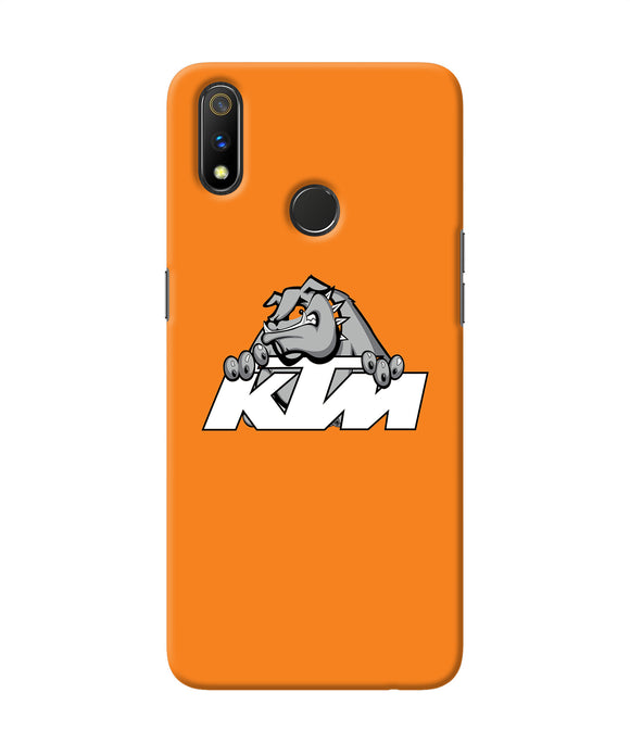 Ktm Dog Logo Realme 3 Pro Back Cover
