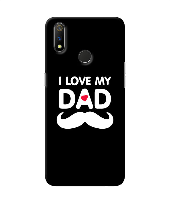 I Love My Dad Mustache Realme 3 Pro Back Cover