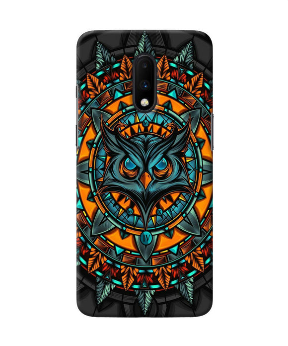 Angry Owl Art Oneplus 7 Back Cover