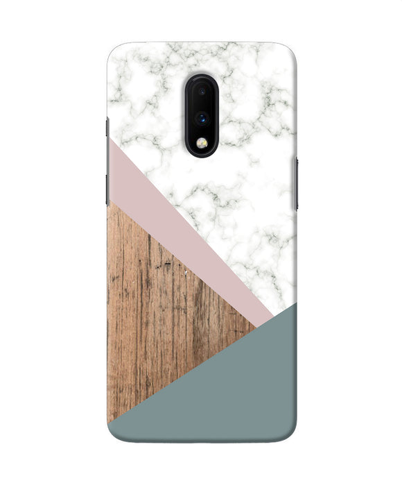 Marble Wood Abstract Oneplus 7 Back Cover