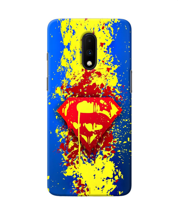 Superman Logo Oneplus 7 Back Cover