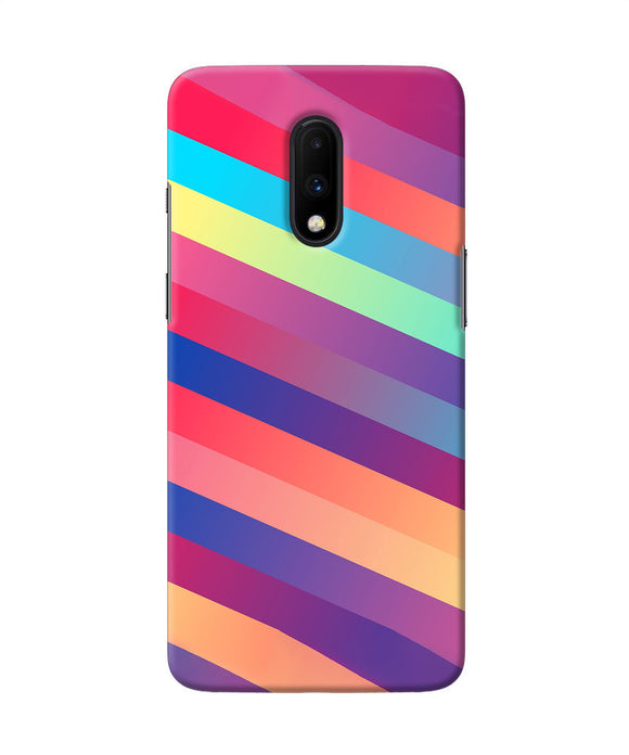 Stripes color Oneplus 7 Back Cover