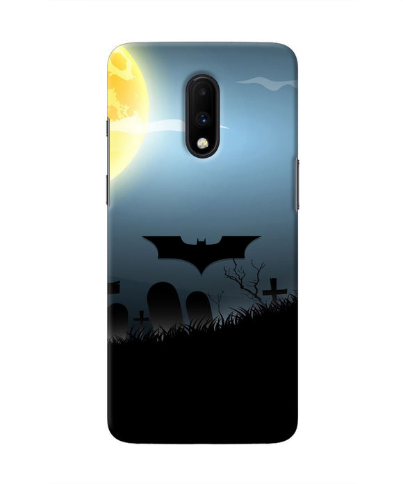 Batman Scary cemetry Oneplus 7 Real 4D Back Cover