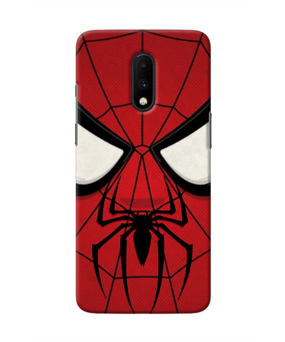 Spiderman Face Oneplus 7 Real 4D Back Cover