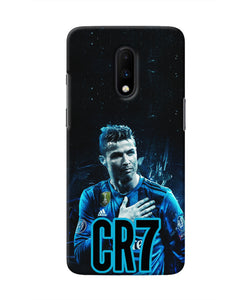 Christiano Ronaldo Blue Oneplus 7 Real 4D Back Cover