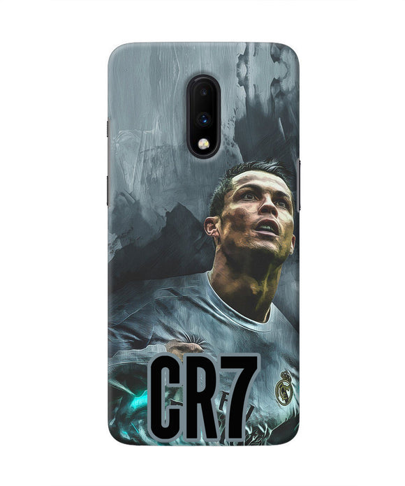 Christiano Ronaldo Grey Oneplus 7 Real 4D Back Cover