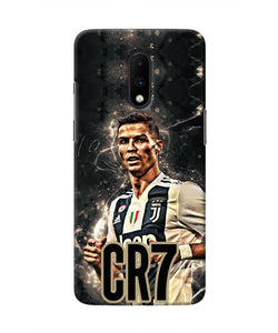 CR7 Dark Oneplus 7 Real 4D Back Cover