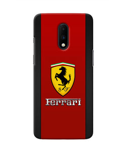 Ferrari Abstract Maroon Oneplus 7 Real 4D Back Cover