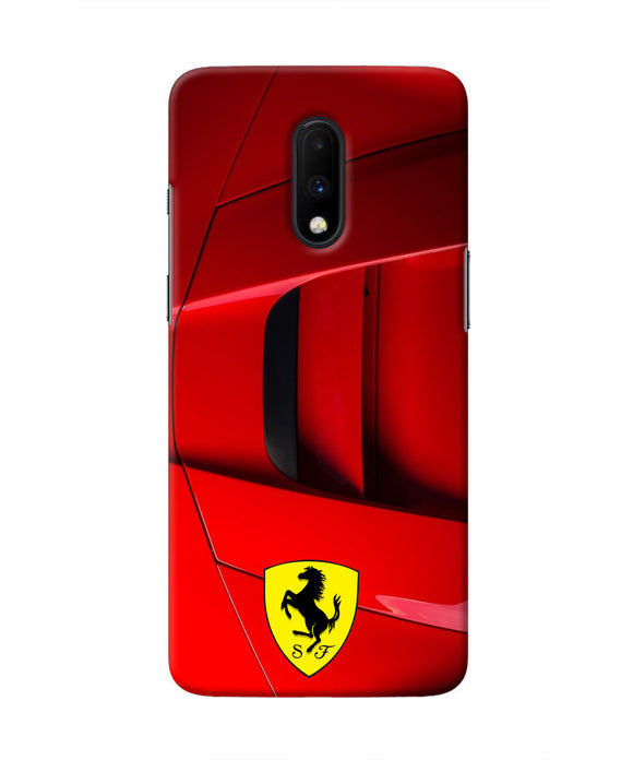 Ferrari Car Oneplus 7 Real 4D Back Cover