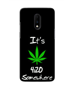 Weed Quote Oneplus 7 Real 4D Back Cover