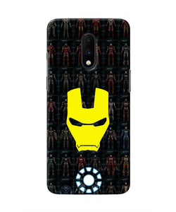 Iron Man Suit Oneplus 7 Real 4D Back Cover