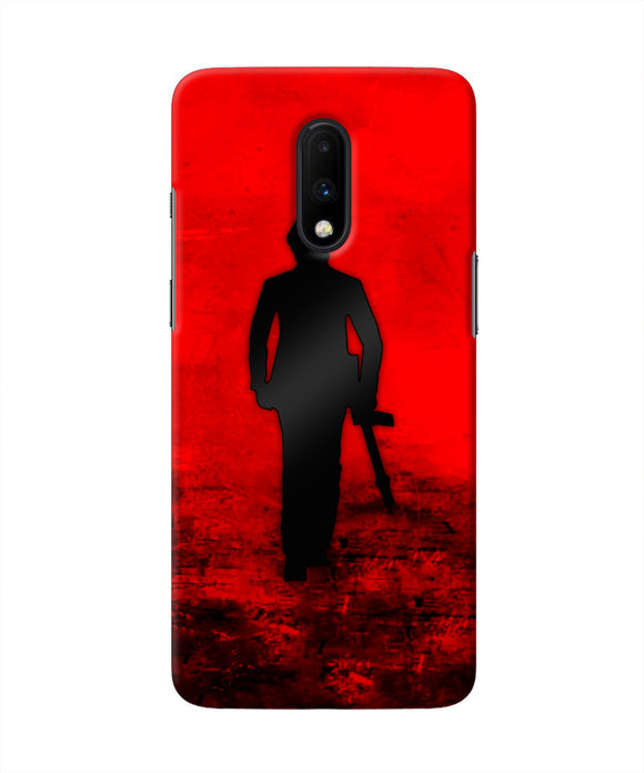 Rocky Bhai with Gun Oneplus 7 Real 4D Back Cover