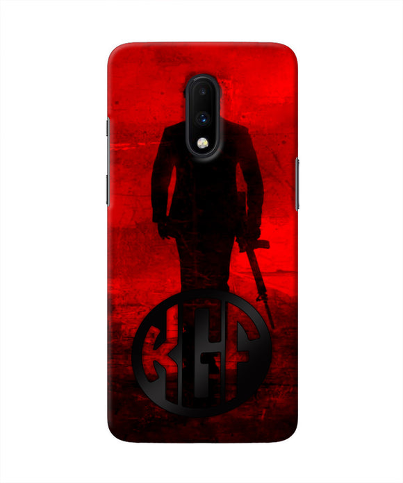 Rocky Bhai K G F Chapter 2 Logo Oneplus 7 Real 4D Back Cover