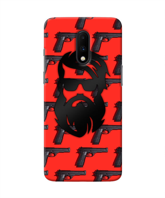Rocky Bhai Beard Look Oneplus 7 Real 4D Back Cover