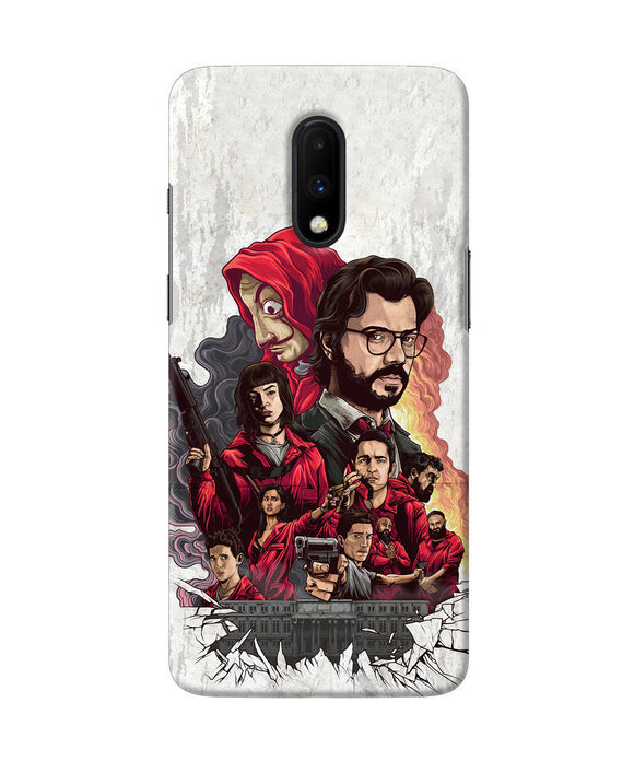 Money Heist Poster Oneplus 7 Back Cover