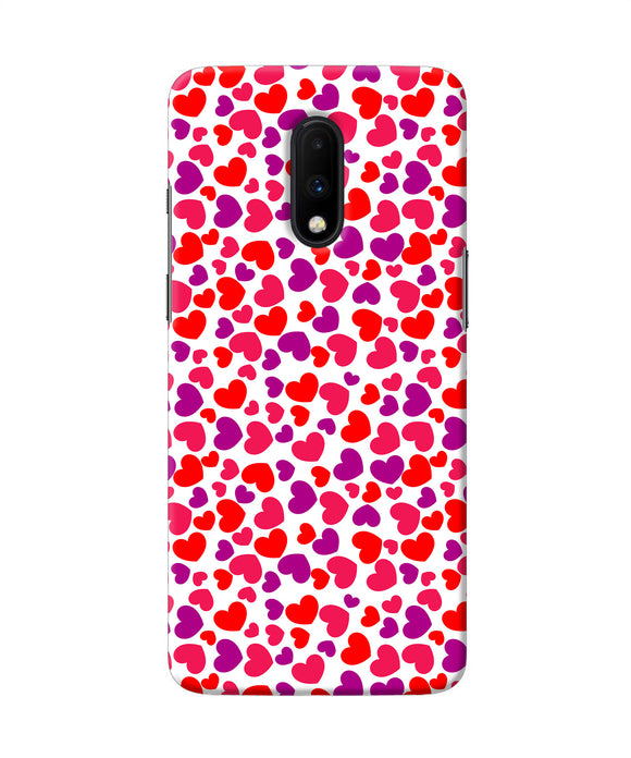 Heart Print Oneplus 7 Back Cover