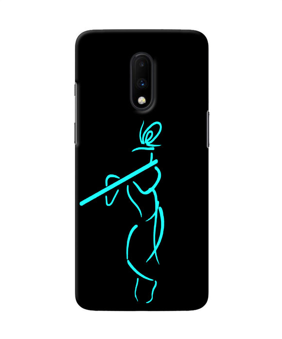 Lord Krishna Sketch Oneplus 7 Back Cover