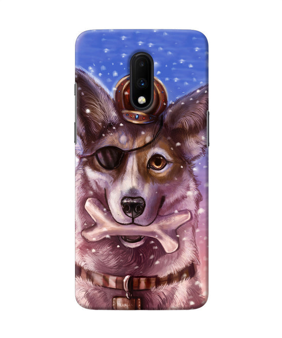 Pirate Wolf Oneplus 7 Back Cover