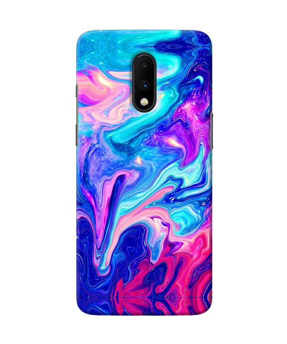 Abstract Colorful Water Oneplus 7 Back Cover
