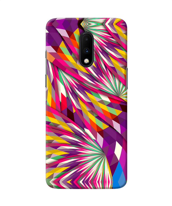 Abstract Colorful Print Oneplus 7 Back Cover