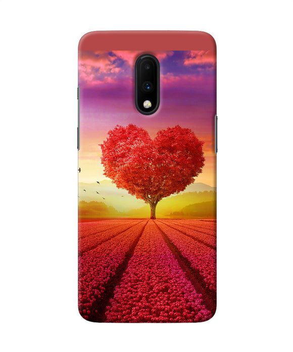 Natural Heart Tree Oneplus 7 Back Cover
