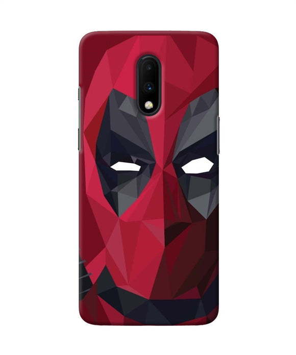 Abstract Deadpool Mask Oneplus 7 Back Cover