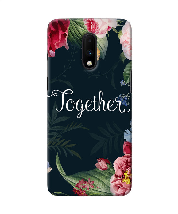 Together Flower Oneplus 7 Back Cover