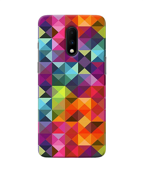 Abstract Triangle Pattern Oneplus 7 Back Cover