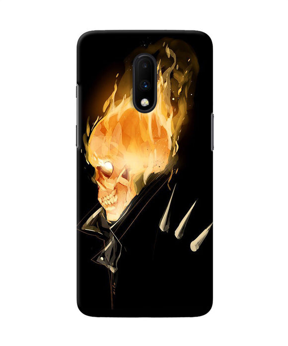Burning Ghost Rider Oneplus 7 Back Cover