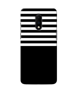 Black And White Print Oneplus 7 Back Cover