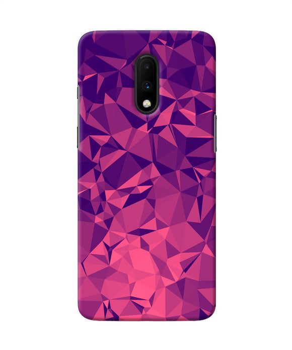 Abstract Red Blue Shine Oneplus 7 Back Cover