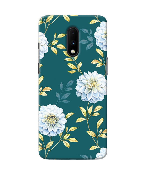 Flower Canvas Oneplus 7 Back Cover