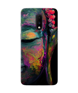 Buddha Face Painting Oneplus 7 Back Cover