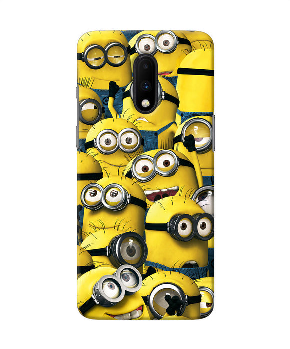 Minions Crowd Oneplus 7 Back Cover