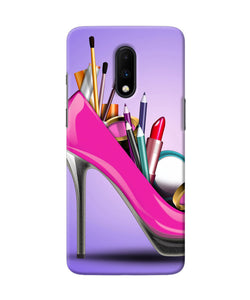 Makeup Heel Shoe Oneplus 7 Back Cover