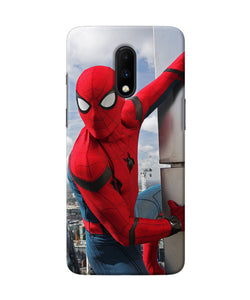 Spiderman On The Wall Oneplus 7 Back Cover