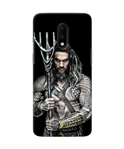 Aquaman Trident Black Oneplus 7 Back Cover