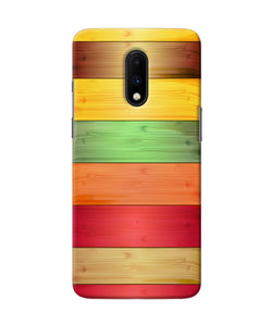 Wooden Colors Oneplus 7 Back Cover