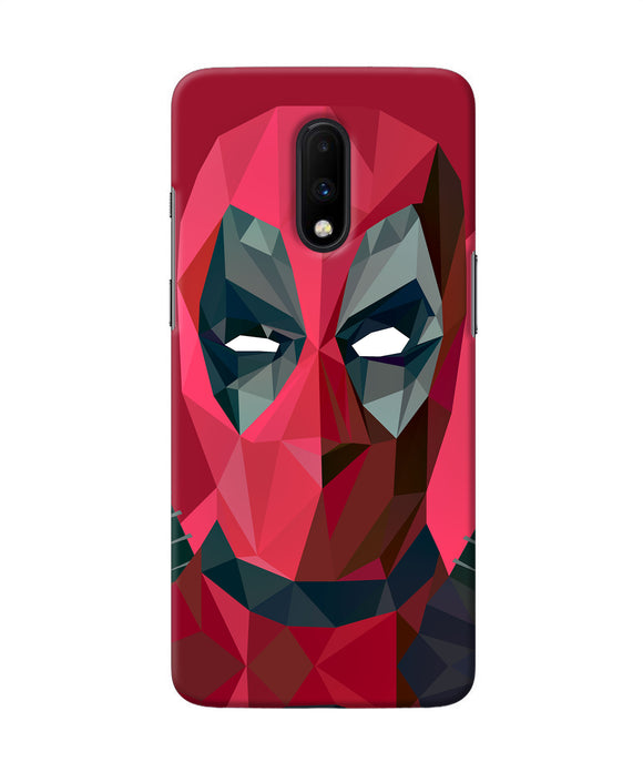Abstract Deadpool Full Mask Oneplus 7 Back Cover