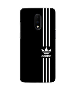 Adidas Strips Logo Oneplus 7 Back Cover