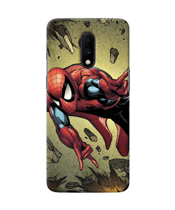 Spiderman On Sky Oneplus 7 Back Cover