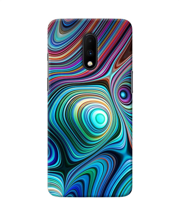 Abstract Coloful Waves Oneplus 7 Back Cover